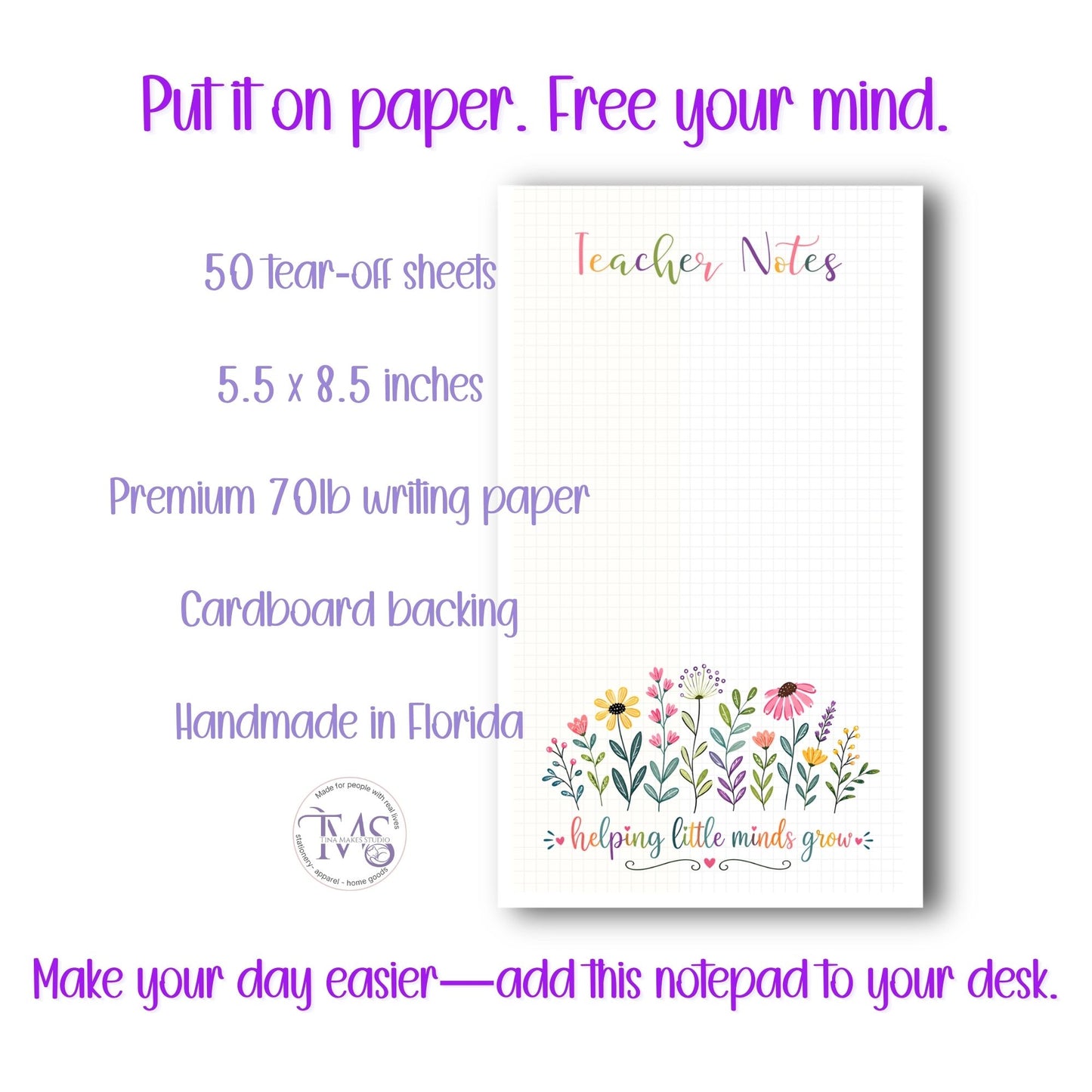 Pawsitive Intentions Notepad – Yorkshire Terrier