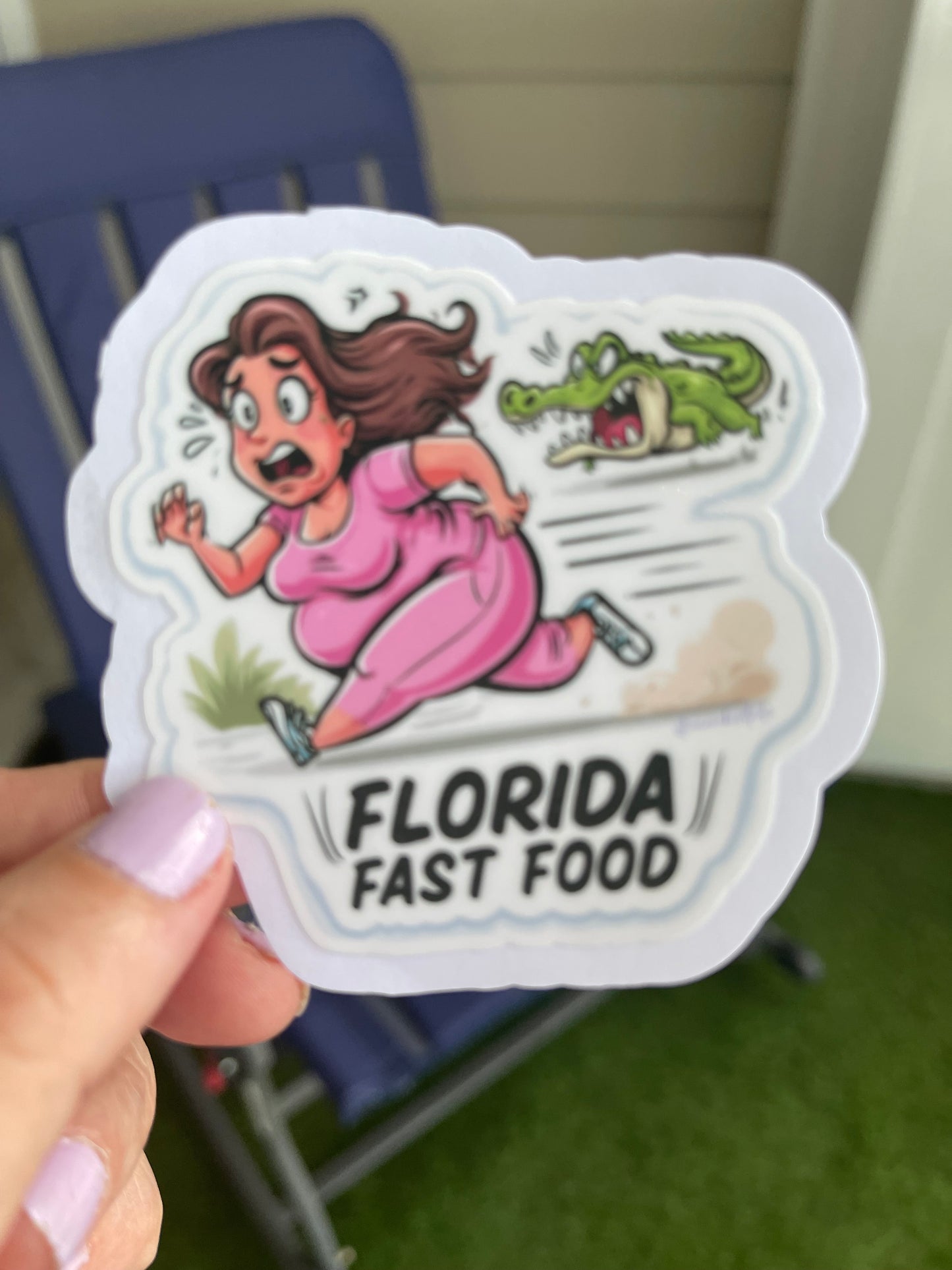 Florida Fast Food Sticker