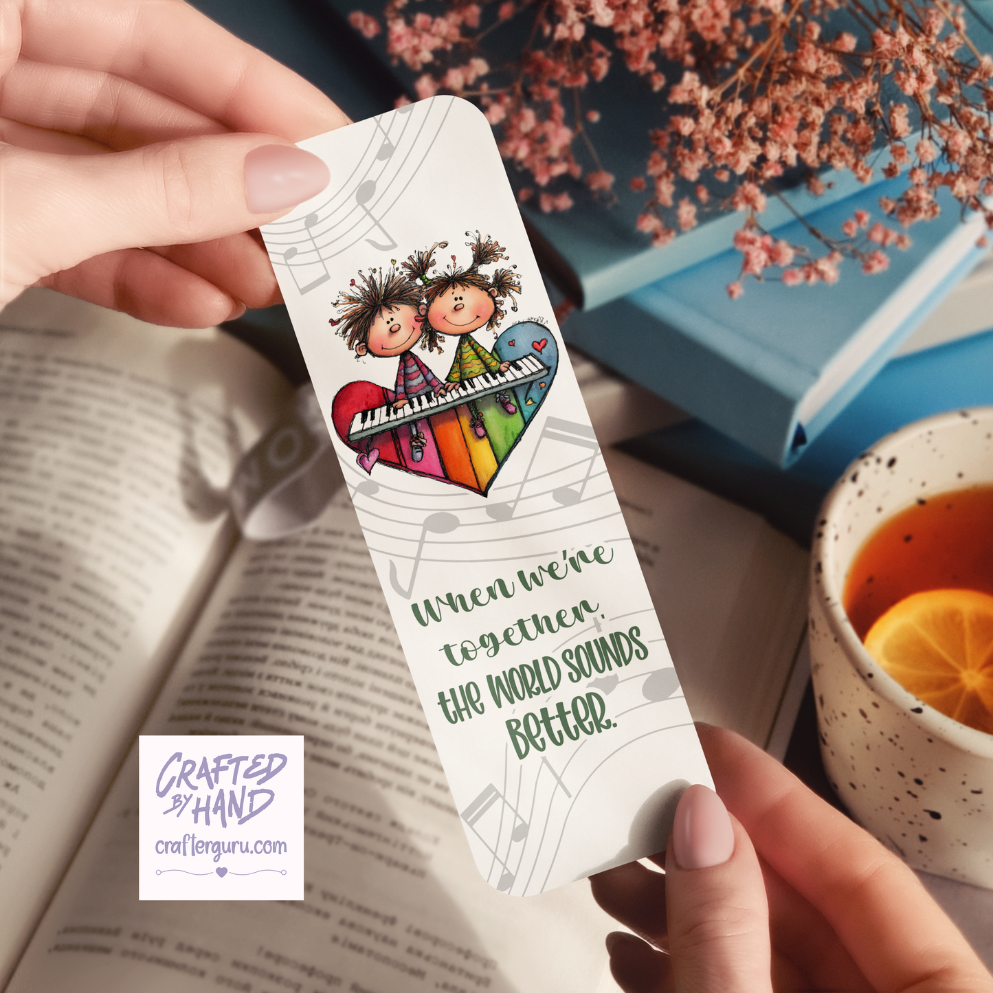 Together We Sound Better Bookmark – Friendship & Love Gift | BMK-006