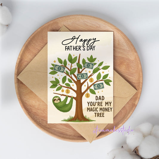 Father's Day Card – Magic Money Tree