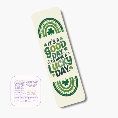 Lucky Day Bookmark – Good Luck Book Lover Gift | BMK-003