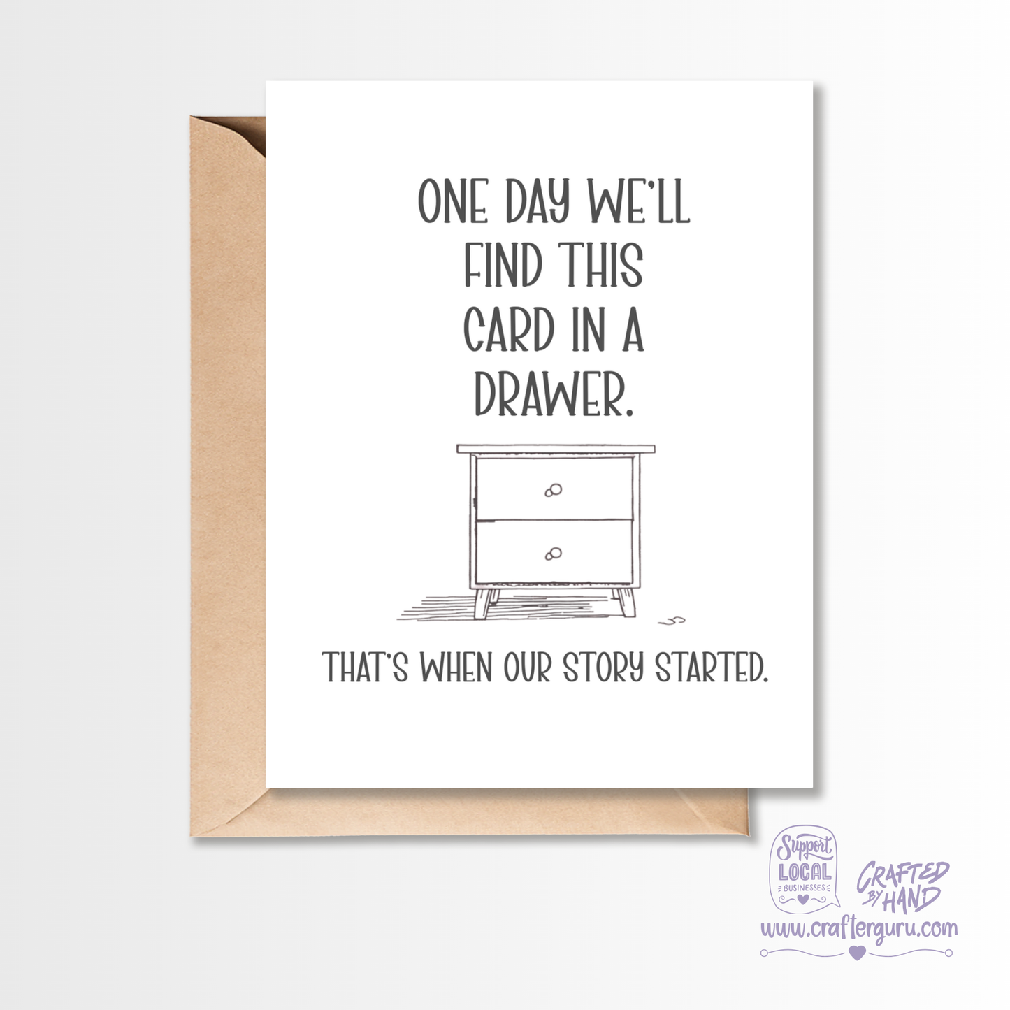 One Day We’ll Find This Card in a Drawer – Sentimental Valentine’s Day Card VGC-006