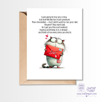 I Was Going to Get You Something Better – Funny Love Card VGC-028