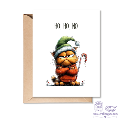 Ho. Ho. No – Grumpy Cat Christmas Card– CRD-CH-023