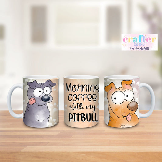 Dog Coffee Mug Pitbull