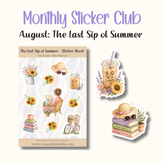 Monthly Sticker Club
