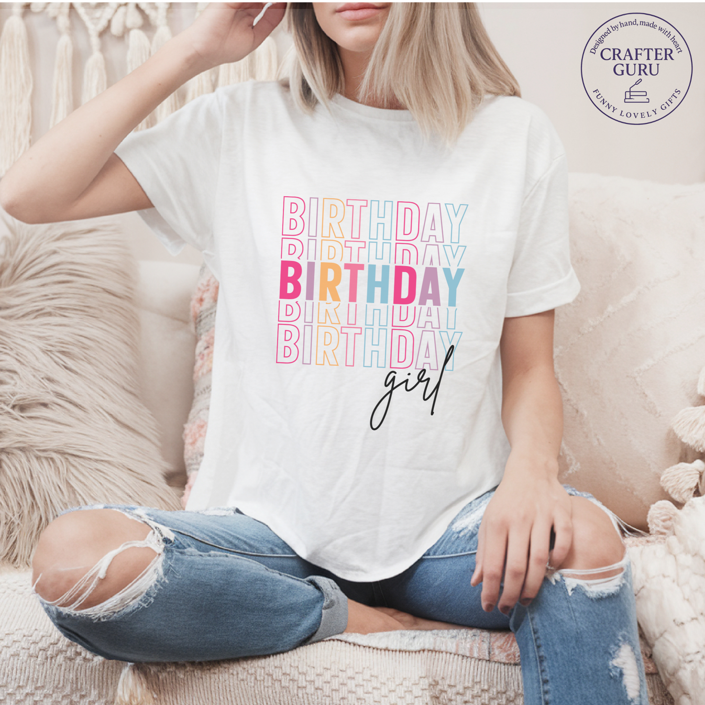 Birthday Girl Tee – Soft Pastels Edition (unisex Adult Tees)