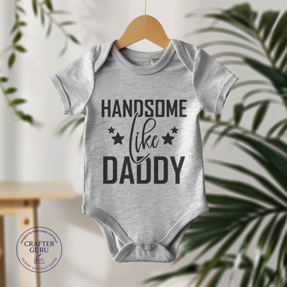 👔 Handsome Like Daddy  (Baby Bodysuit)