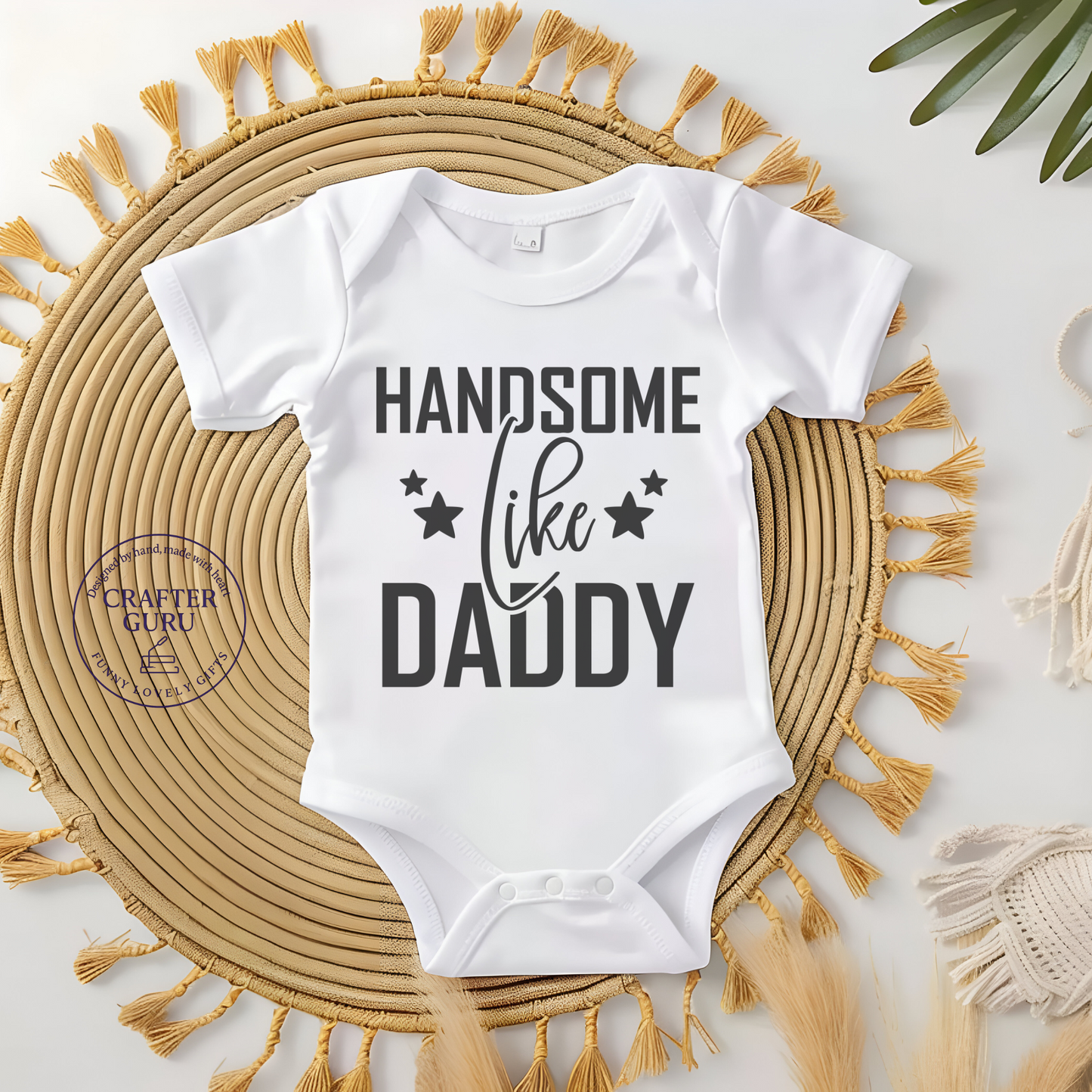 👔 Handsome Like Daddy  (Baby Bodysuit)