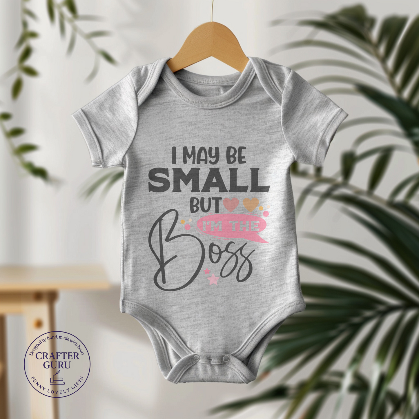 I may be small but I'm the Boss (Baby Bodysuit)