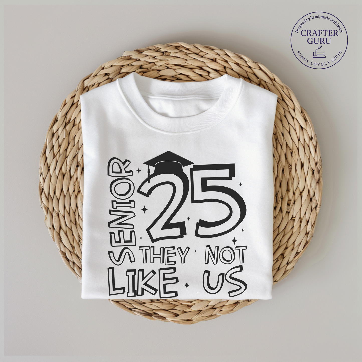 Senior 2025 T-Shirt – “They Not Like Us” Graduation Shirt (unisex Adult Tees)