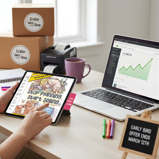 Stop Planning. Start Selling. — The Ultimate No-Filter Roadmap for Crafters