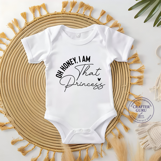 Oh Honey, I Am That – Custom Funny (Baby Bodysuit)