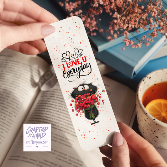 I Love You Everyday Bookmark – Cute Romantic Gift | BMK-008