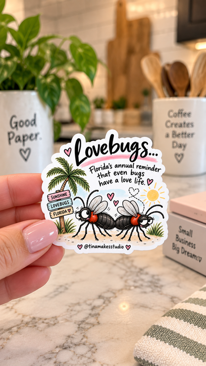 Lovebugs Florida Sticker