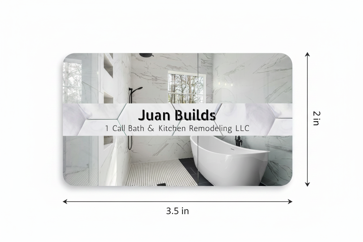Juan Builds – Business Card Mockup con Medidas