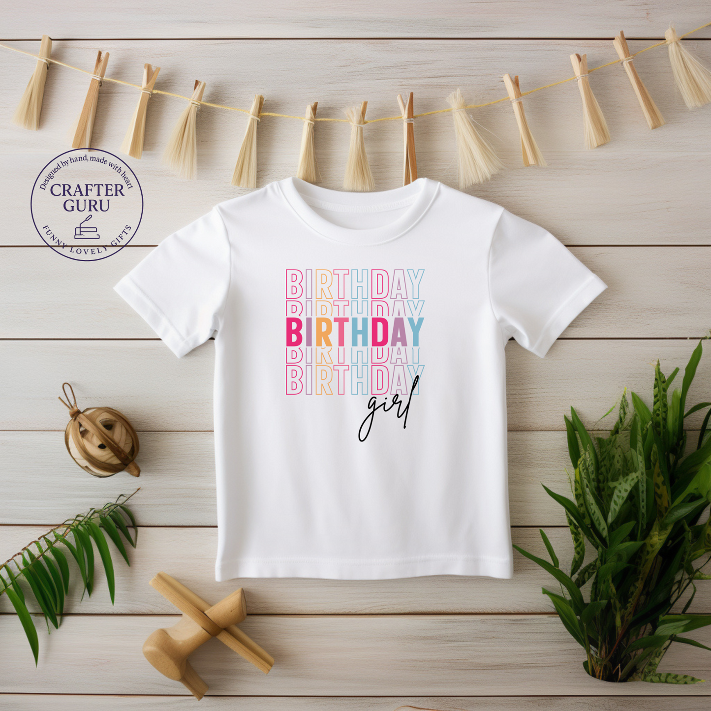 Birthday Girl Tee – Soft Pastels Edition ( Youth & Kids Tees)