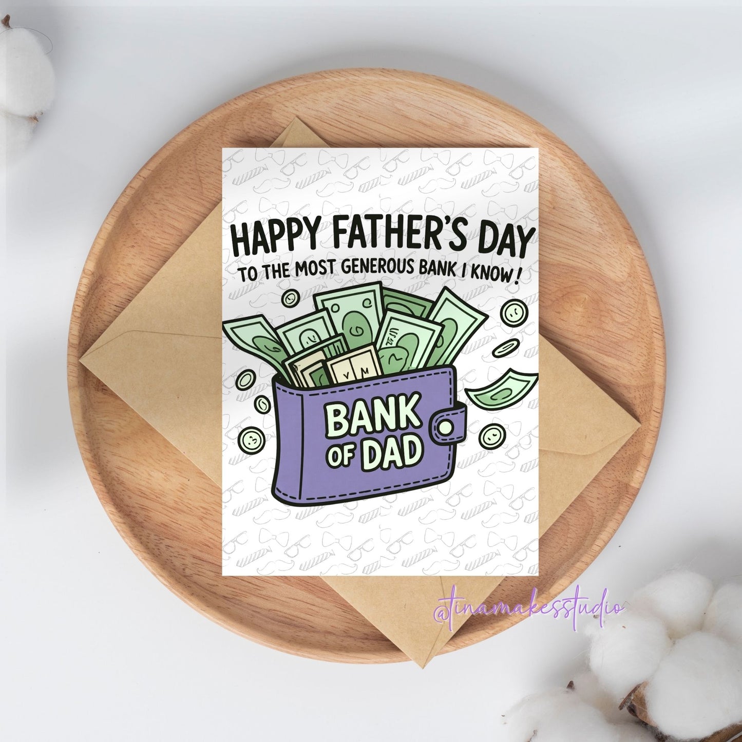 Father's Day Card – Bank of Dad