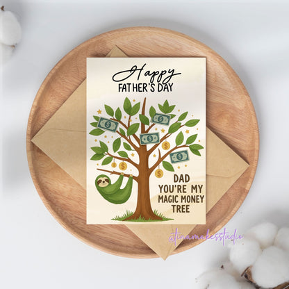 Father's Day Card – Magic Money Tree