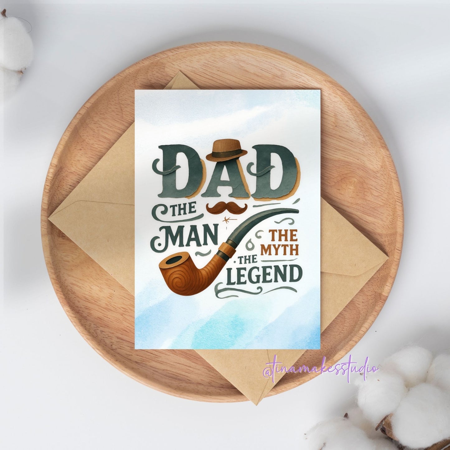Father's Day Card – The Man, The Myth, The Legend