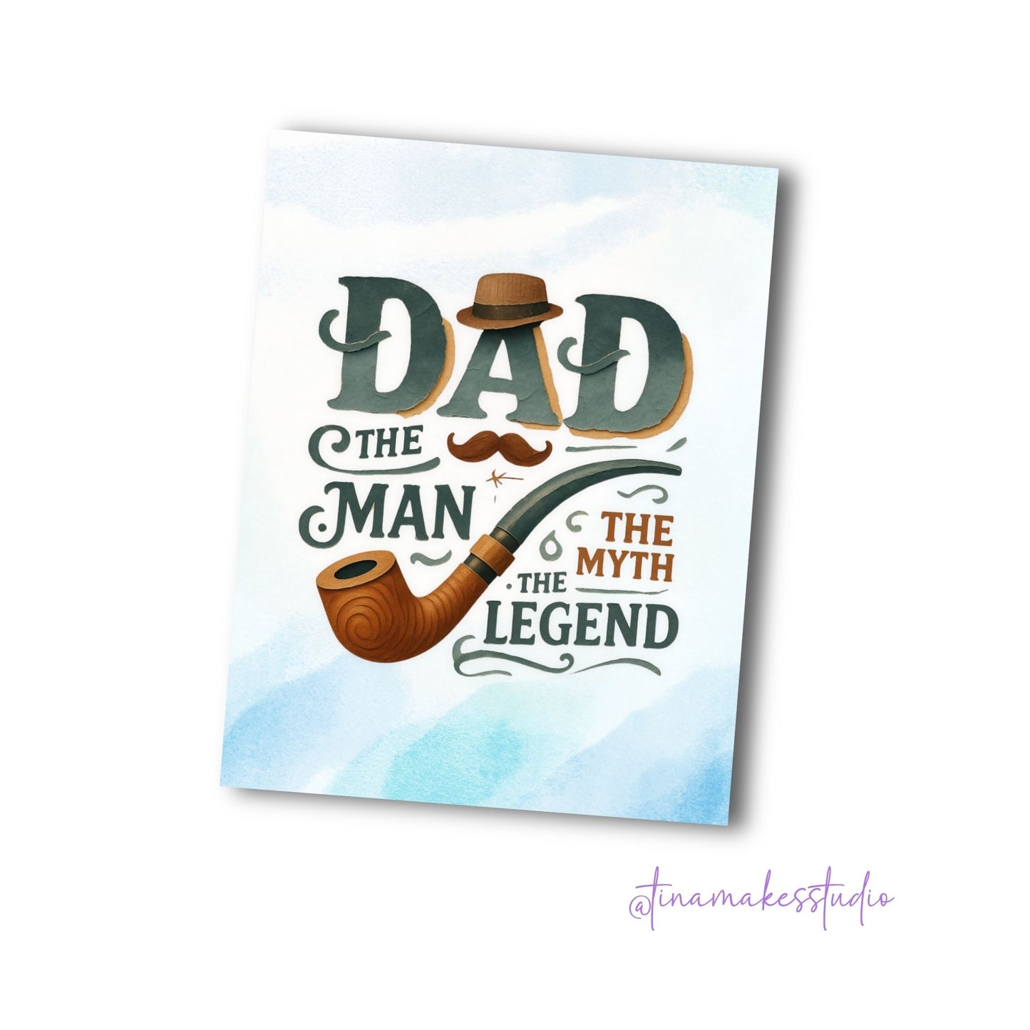 Father's Day Card – The Man, The Myth, The Legend