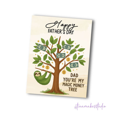 Father's Day Card – Magic Money Tree