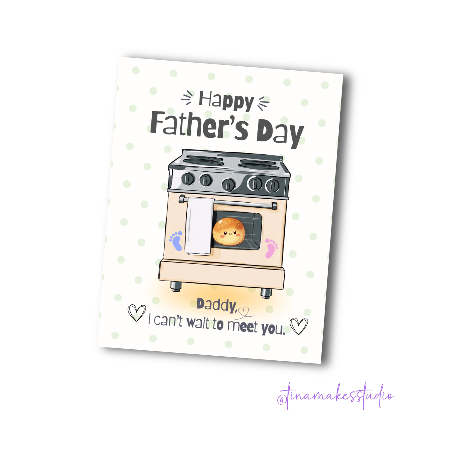 Father's Day Card – Bun in the Oven
