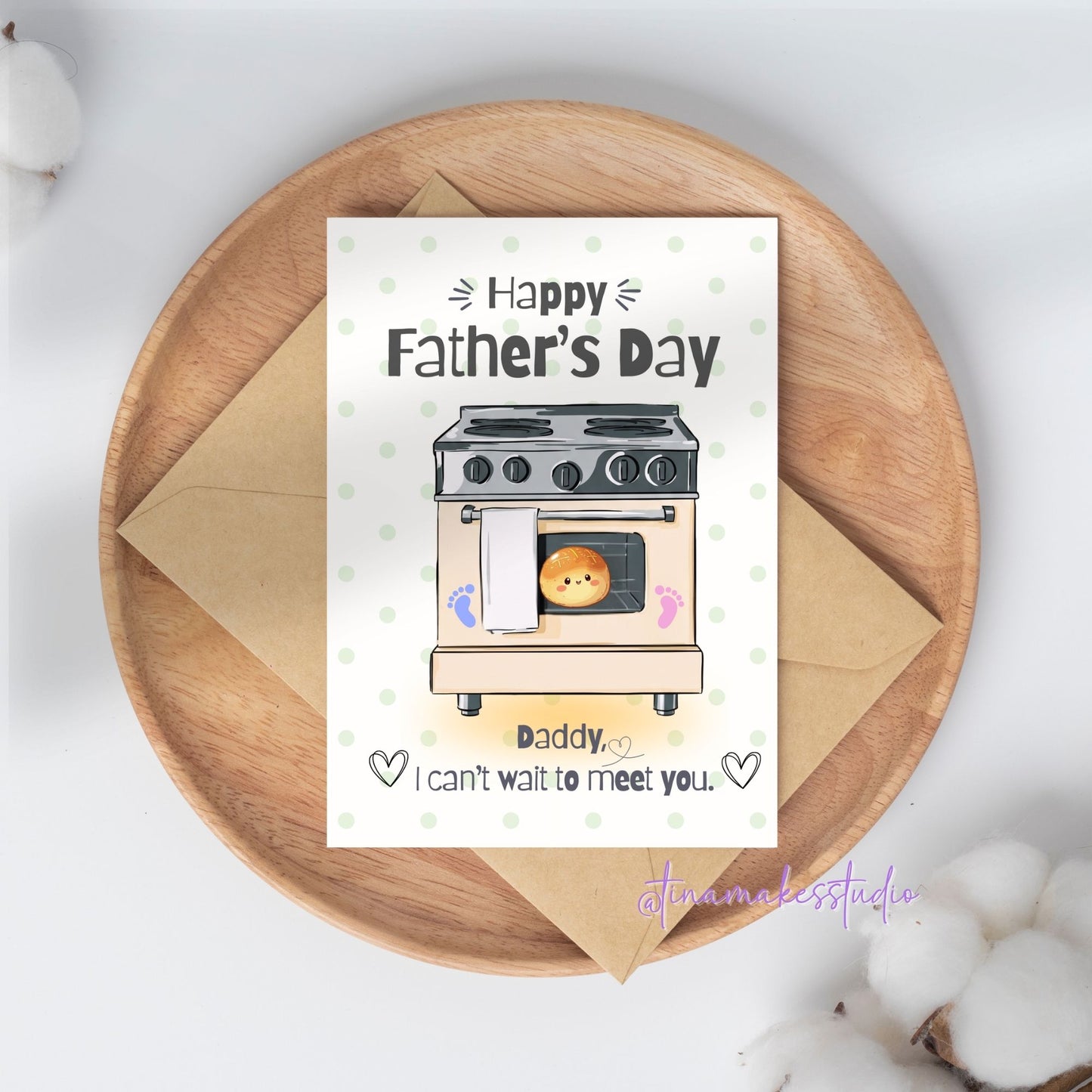 Father's Day Card – Bun in the Oven